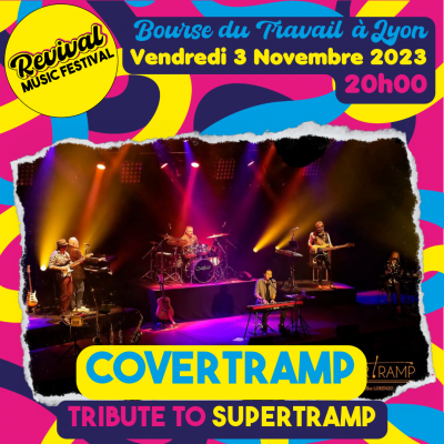 Covertramp à la Bourse du Travail à Lyon pour le Revival Music Festival